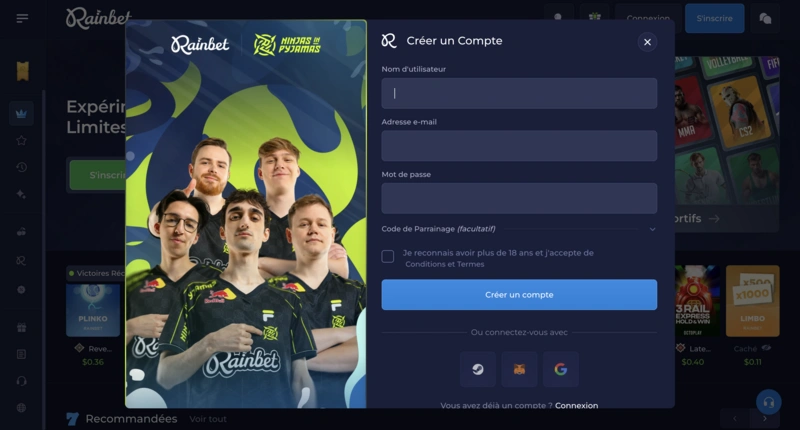 Rainbet Login